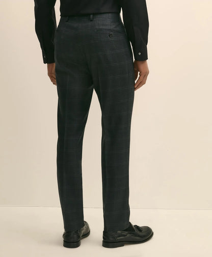Brooks Brothers Explorer Collection Slim Fit Wool Windowpane Suit Pants | Brooks Brothers discount