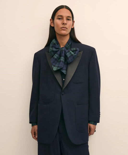 Brooks Brothers X Engineered Garments Wool Serge Oversized Dinner Jacket | Brooks Brothers online shop