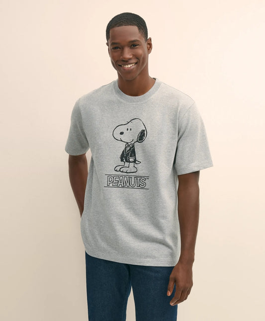 Brooks Brothers X PEANUTS Cotton Graphic Snoopy T-Shirt | Brooks Brothers online shop