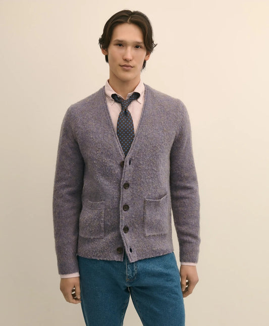 Brushed Wool Cardigan | Brooks Brothers for sale