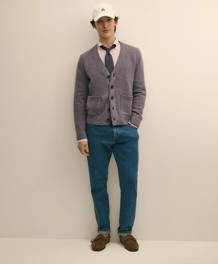 Brushed Wool Cardigan | Brooks Brothers for sale
