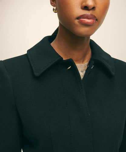 Brushed Wool Twill Wrap Coat | Brooks Brothers for sale