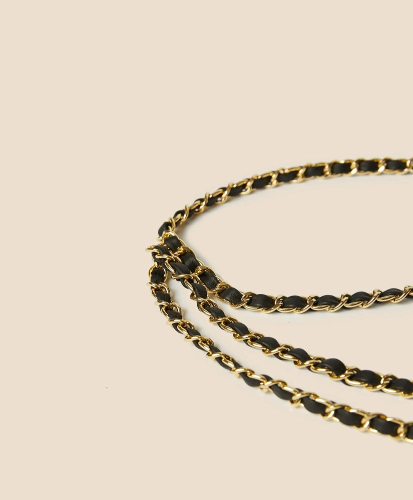 B-Low the Belt Mini-Chain Leather Belt | Brooks Brothers outlet