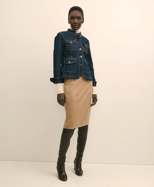Camel Hair Pencil Skirt | Brooks Brothers discount