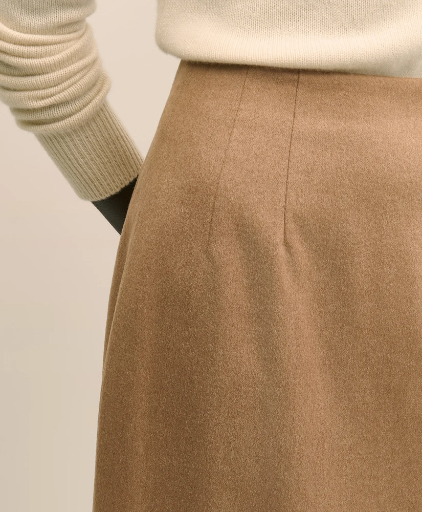 Camel Hair Pencil Skirt | Brooks Brothers discount
