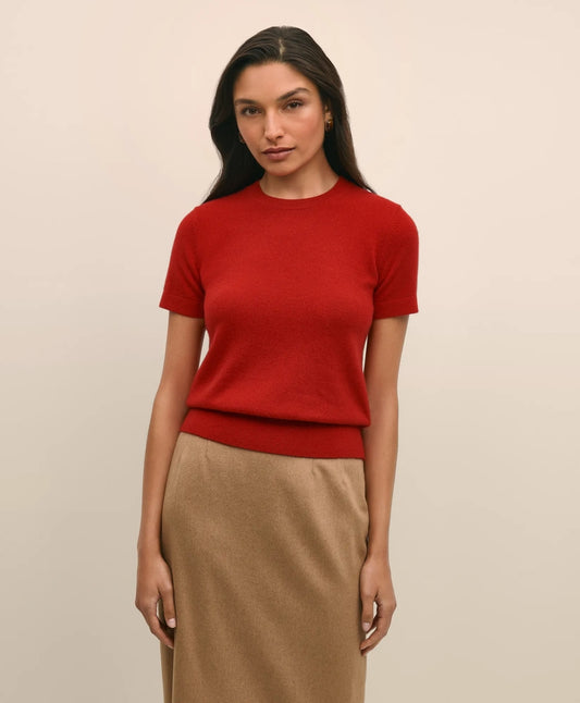 Cashmere Short-Sleeve Shell | Brooks Brothers online