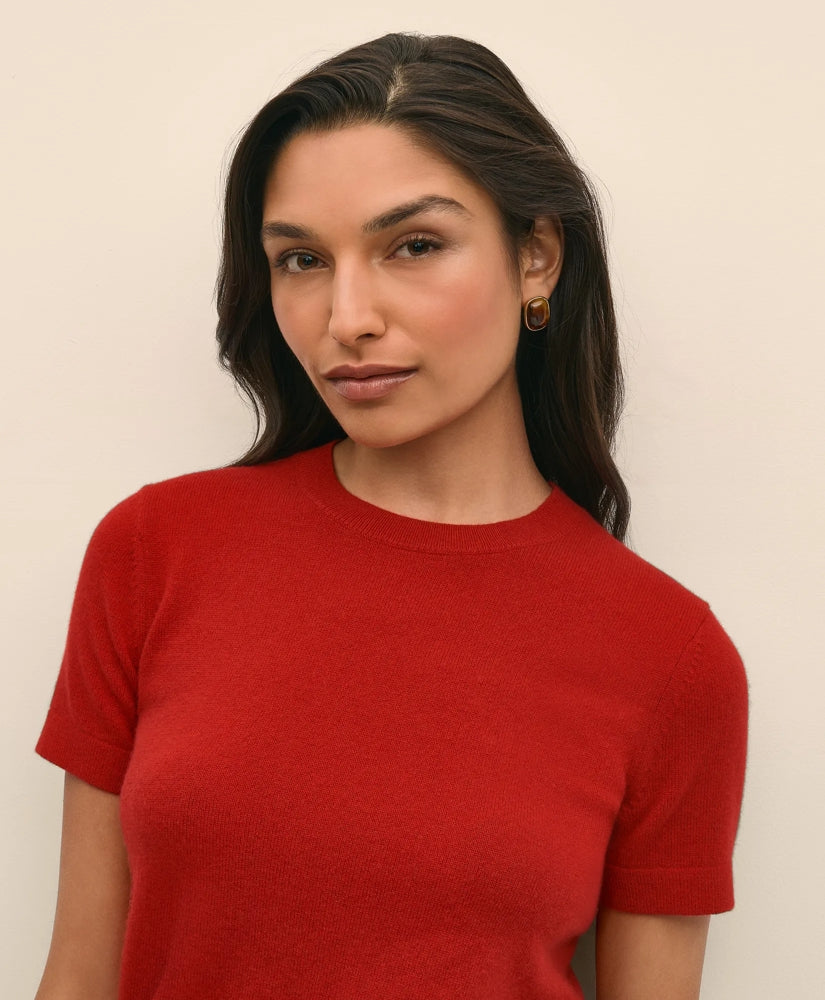 Cashmere Short-Sleeve Shell | Brooks Brothers online