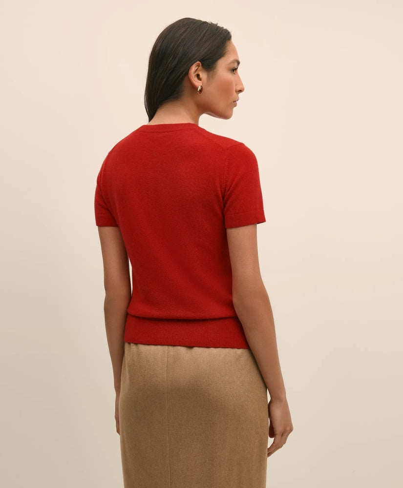 Cashmere Short-Sleeve Shell | Brooks Brothers online