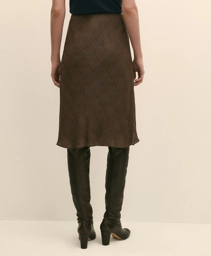 Chiffon Plaid Skirt | Brooks Brothers online shop