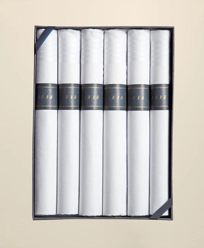 Cigar-Rolled Handkerchiefs-Set of 6 | Brooks Brothers for sale