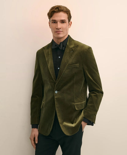 Classic Fit 1818 Velvet Dinner Jacket | Brooks Brothers online shop