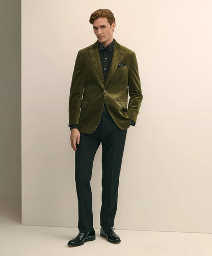Classic Fit 1818 Velvet Dinner Jacket | Brooks Brothers online shop