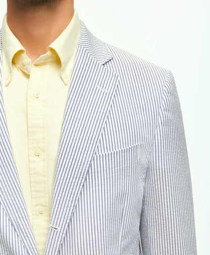 Classic Fit Archive-Inspired Seersucker Sport Coat in Cotton | Brooks Brothers sale