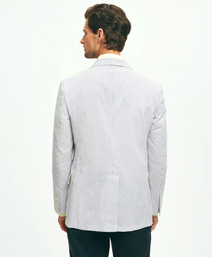 Classic Fit Archive-Inspired Seersucker Sport Coat in Cotton | Brooks Brothers sale
