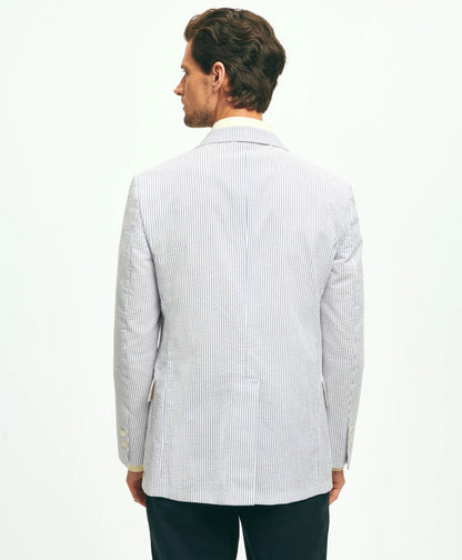 Classic Fit Archive-Inspired Seersucker Sport Coat in Cotton | Brooks Brothers sale