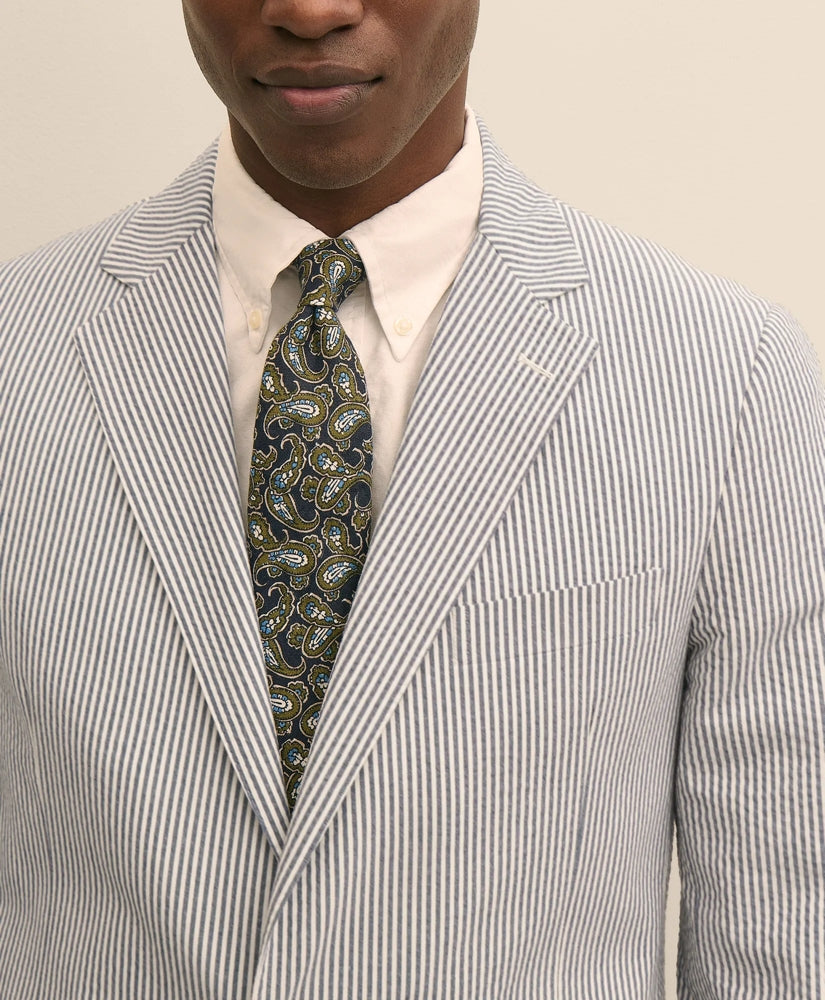 Classic Fit Cotton Seersucker 1818 Suit | Brooks Brothers online
