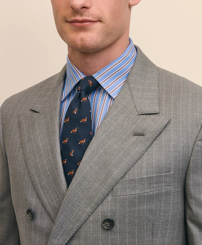 Classic Fit Double-Breasted Wool Pinstripe 1818 Suit | Brooks Brothers online