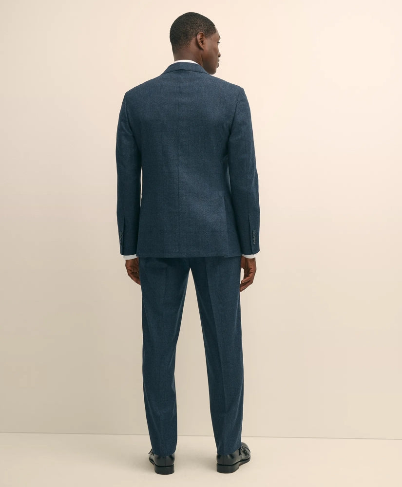 Classic Fit Saxon Wool Bold Overcheck 1818 Suit | Brooks Brothers sale
