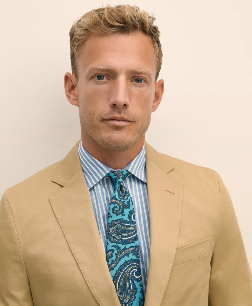Classic Fit Stretch Cotton Twill Suit Jacket | Brooks Brothers on sale