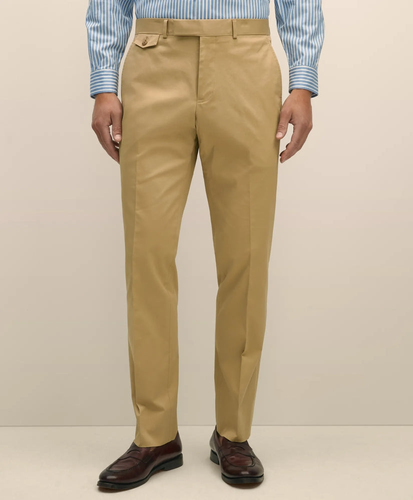 Classic Fit Stretch Cotton Twill Suit Pants | Brooks Brothers sale