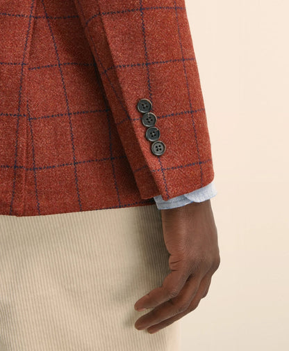 Classic Fit Wool-Cashmere Tweed Windowpane 1818 Sport Coat | Brooks Brothers sale