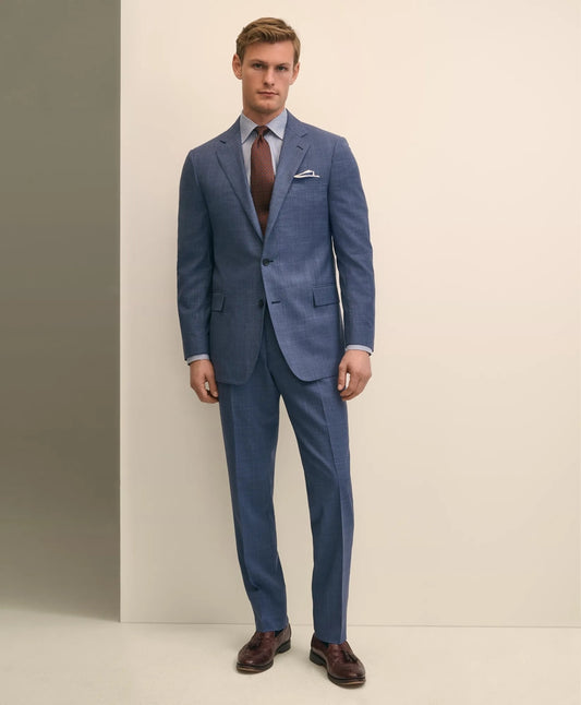 Classic Fit Wool Check 1818 Suit | Brooks Brothers for sale