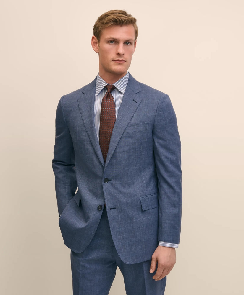 Classic Fit Wool Check 1818 Suit | Brooks Brothers for sale