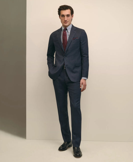 Classic Fit Wool Check 1818 Suit | Brooks Brothers online