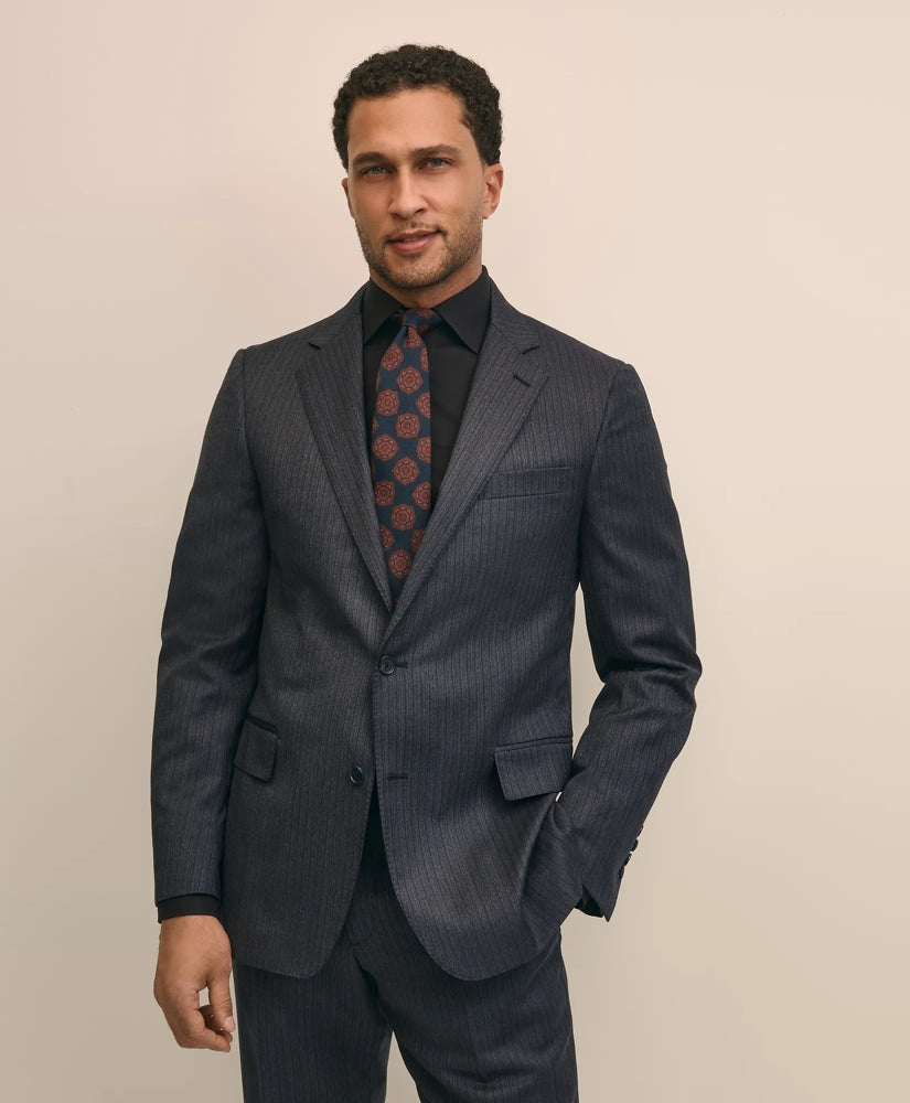 Classic Fit Wool Pinstripe 1818 Suit | Brooks Brothers sale