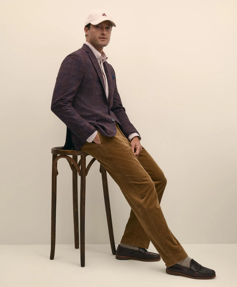 Classic Fit Wool Flannel Plaid Sport Coat | Brooks Brothers sale