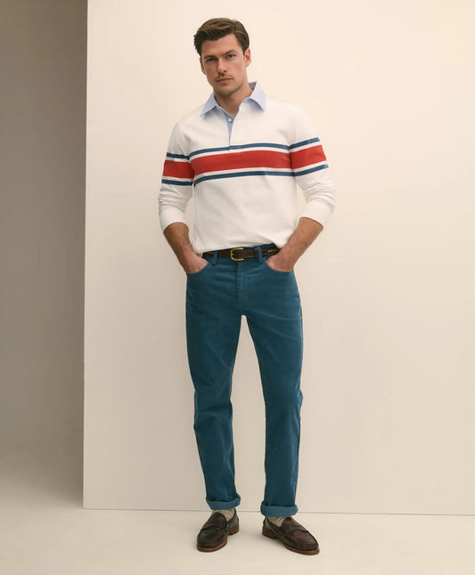 Cotton 5-Pocket Corduroy Pants | Brooks Brothers online