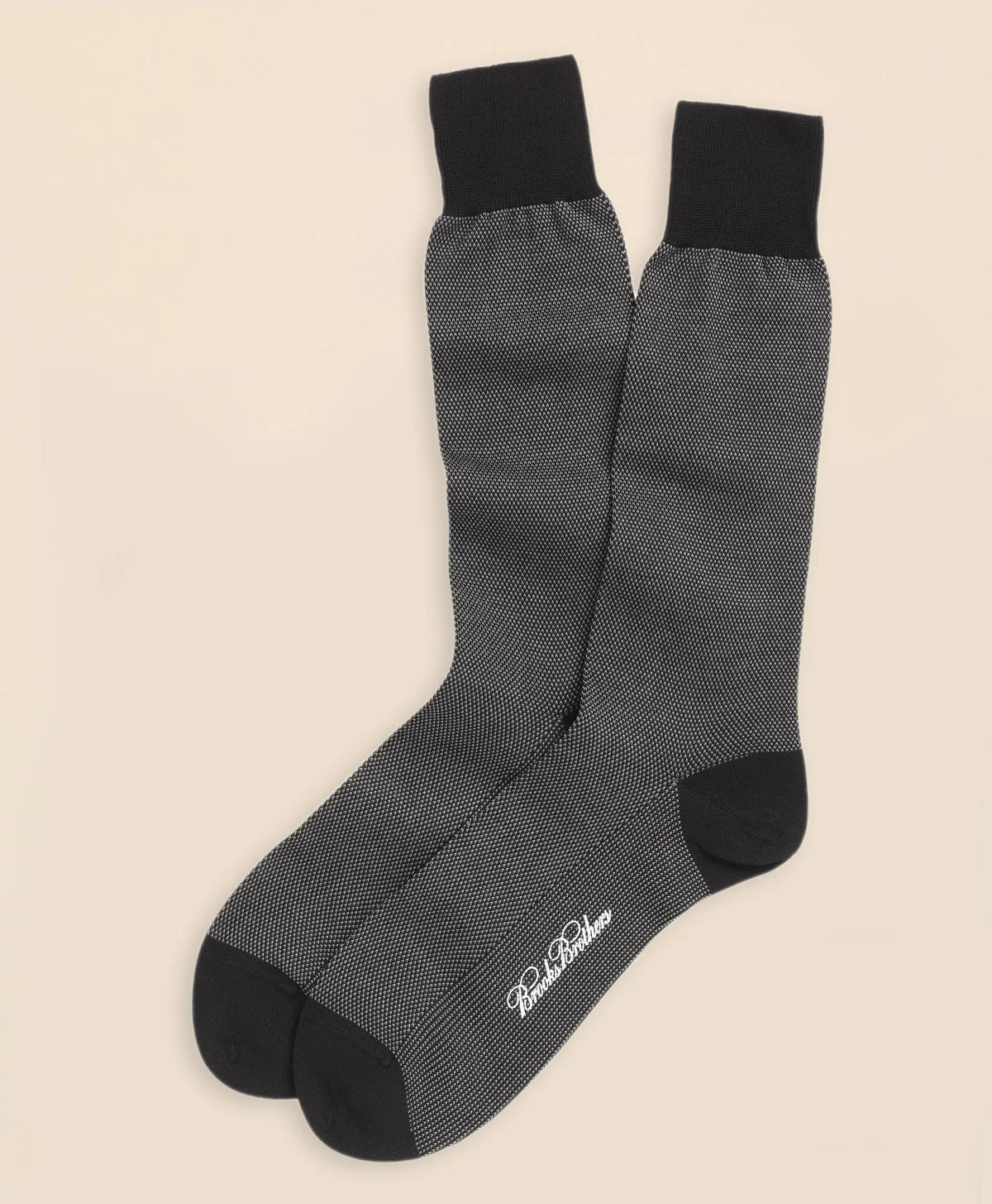 Cotton Bird's Eye Crew Socks | Brooks Brothers on sale