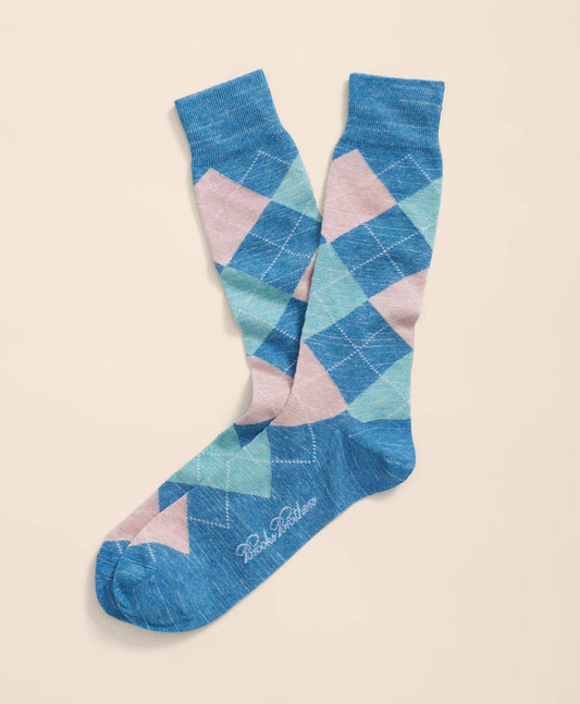 Cotton Blend Argyle Socks | Brooks Brothers online shop