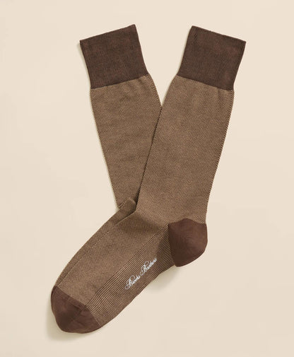 Cotton-Blend Birdseye Socks | Brooks Brothers on sale