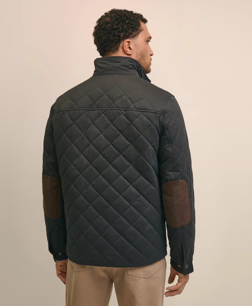 Big & Tall Cotton Blend Quilted Shirt Jacket | Brooks Brothers for sale