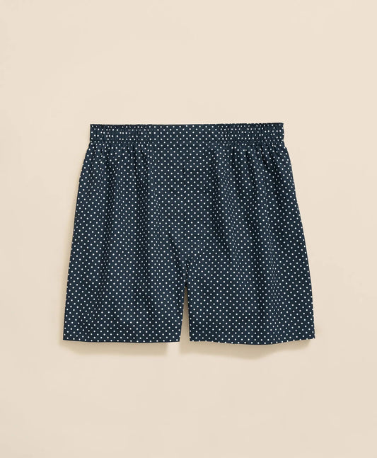 Cotton Broadcloth Dot Boxers | Brooks Brothers outlet