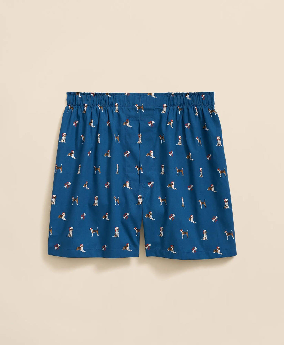 Cotton Broadcloth Holiday Dog Boxers | Brooks Brothers online