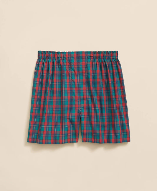 Cotton Broadcloth Multi Tartan Boxers | Brooks Brothers discount