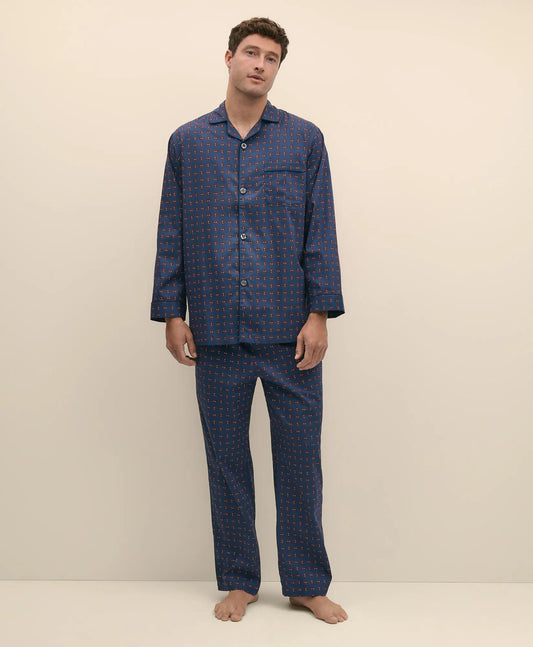 Cotton Broadcloth Paisley Pajamas | Brooks Brothers for sale