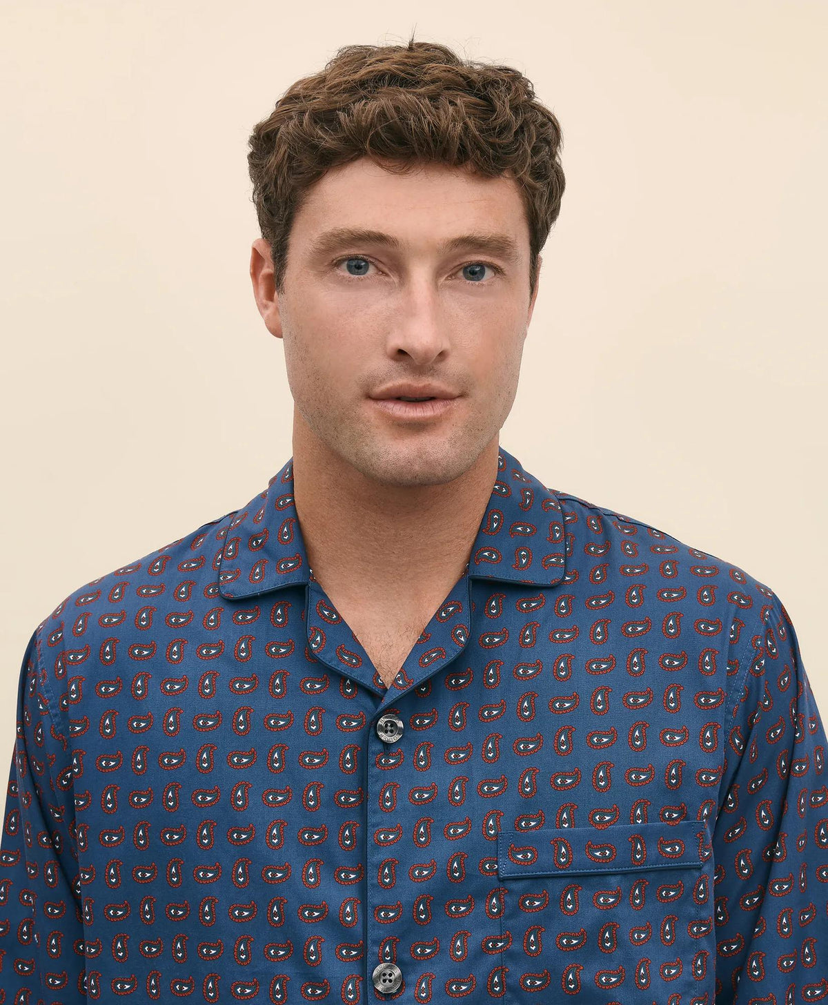 Cotton Broadcloth Paisley Pajamas | Brooks Brothers for sale