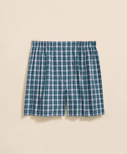 Cotton Broadcloth Plaid Boxers | Brooks Brothers for sale