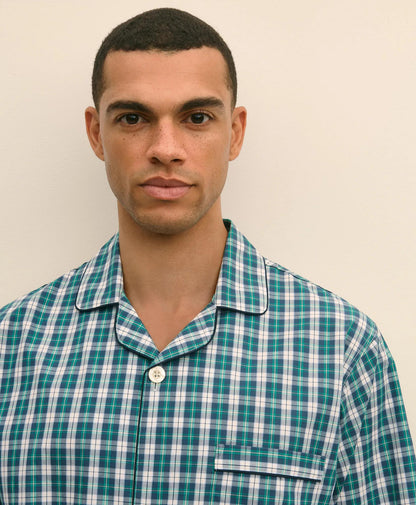 Cotton Broadcloth Plaid Pajamas | Brooks Brothers on sale