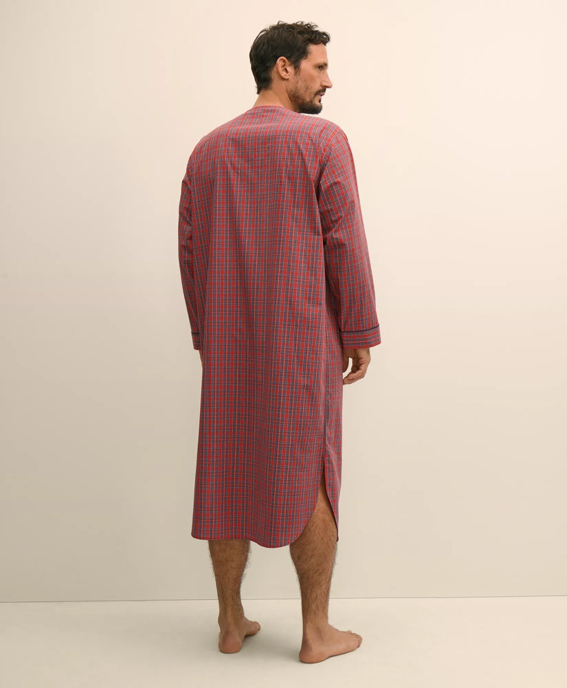 Cotton Broadcloth Royal Stewart Tartan Nightshirt | Brooks Brothers for sale