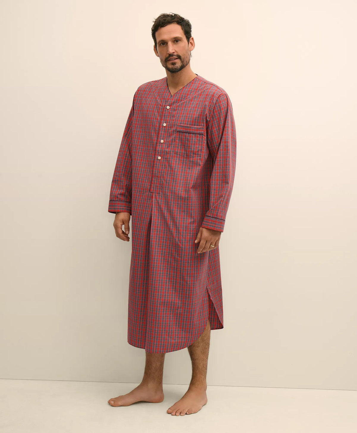 Cotton Broadcloth Royal Stewart Tartan Nightshirt | Brooks Brothers for sale