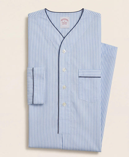 Cotton Broadcloth Striped Nightshirt | Brooks Brothers on sale