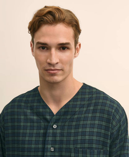Cotton Flannel Tartan Nightshirt | Brooks Brothers online