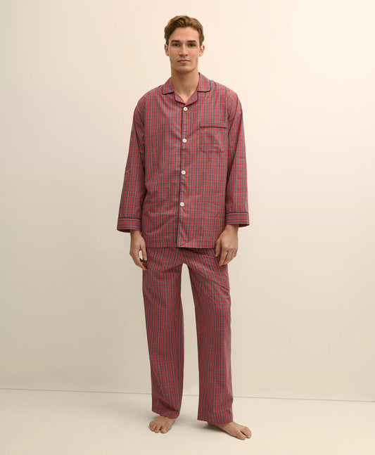 Cotton Broadcloth Tartan Pajamas | Brooks Brothers online shop