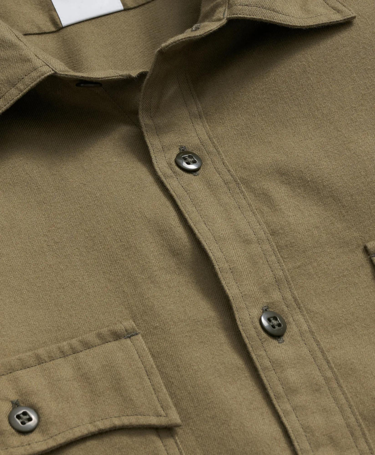 Cotton-Cashmere Flannel Military Sport Shirt | Brooks Brothers outlet