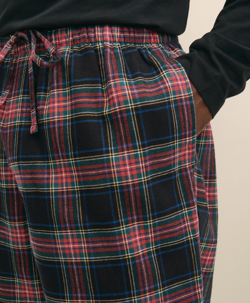 Cotton Flannel Plaid Lounge Pants | Brooks Brothers outlet