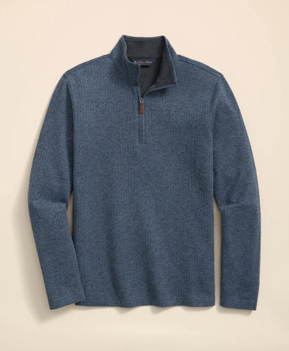Cotton Herringbone Quarter-Zip | Brooks Brothers online